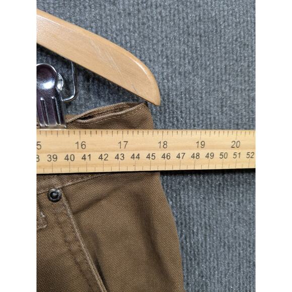 Key Pants Mens 34x30 (35x29) Duck Canvas Workwear Carpenter Double Knee Work - Picture 5 of 12